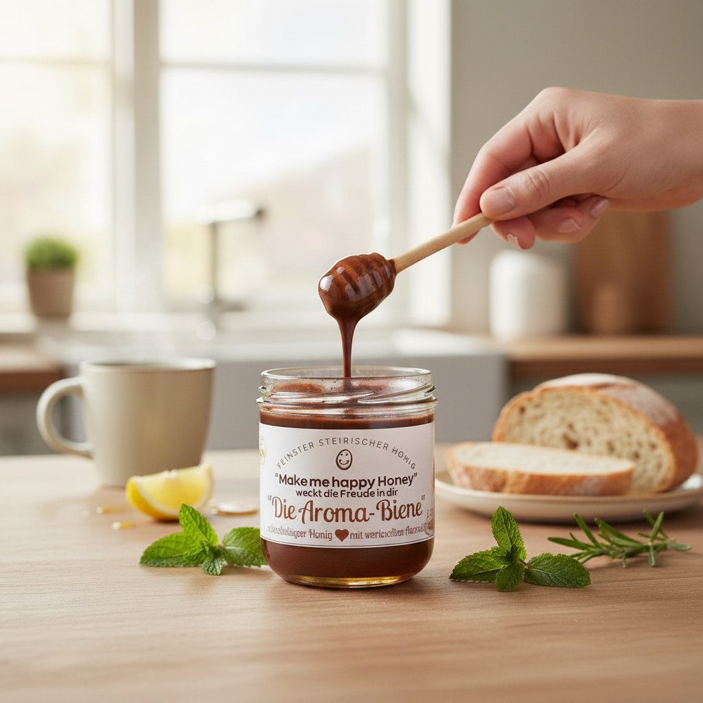"die aromabiene make me happy honey" 200g