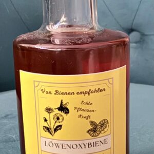 "die löwenoxybiene" oxymel mit wildkräutern 200 ml · handgemacht